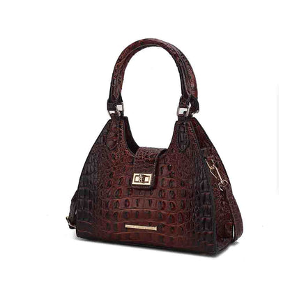 MKF Collection Ava Faux Crocodile-Embossed Tote by Mia K