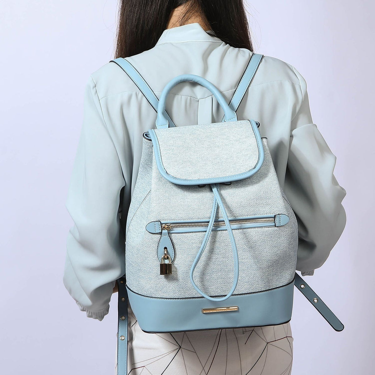 MKF Collection Porsha Vegan Leather Women Backpack by Mia K