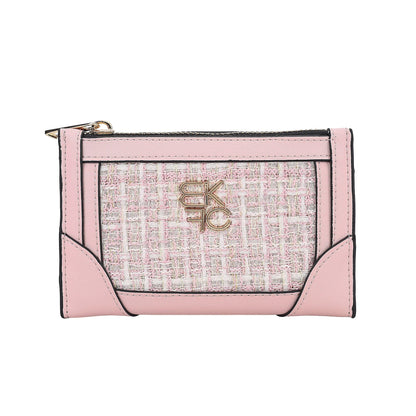 MKF Collection Sonnet Bi-Fold Wallet with Zip Coin Pocket for Women by Mia K