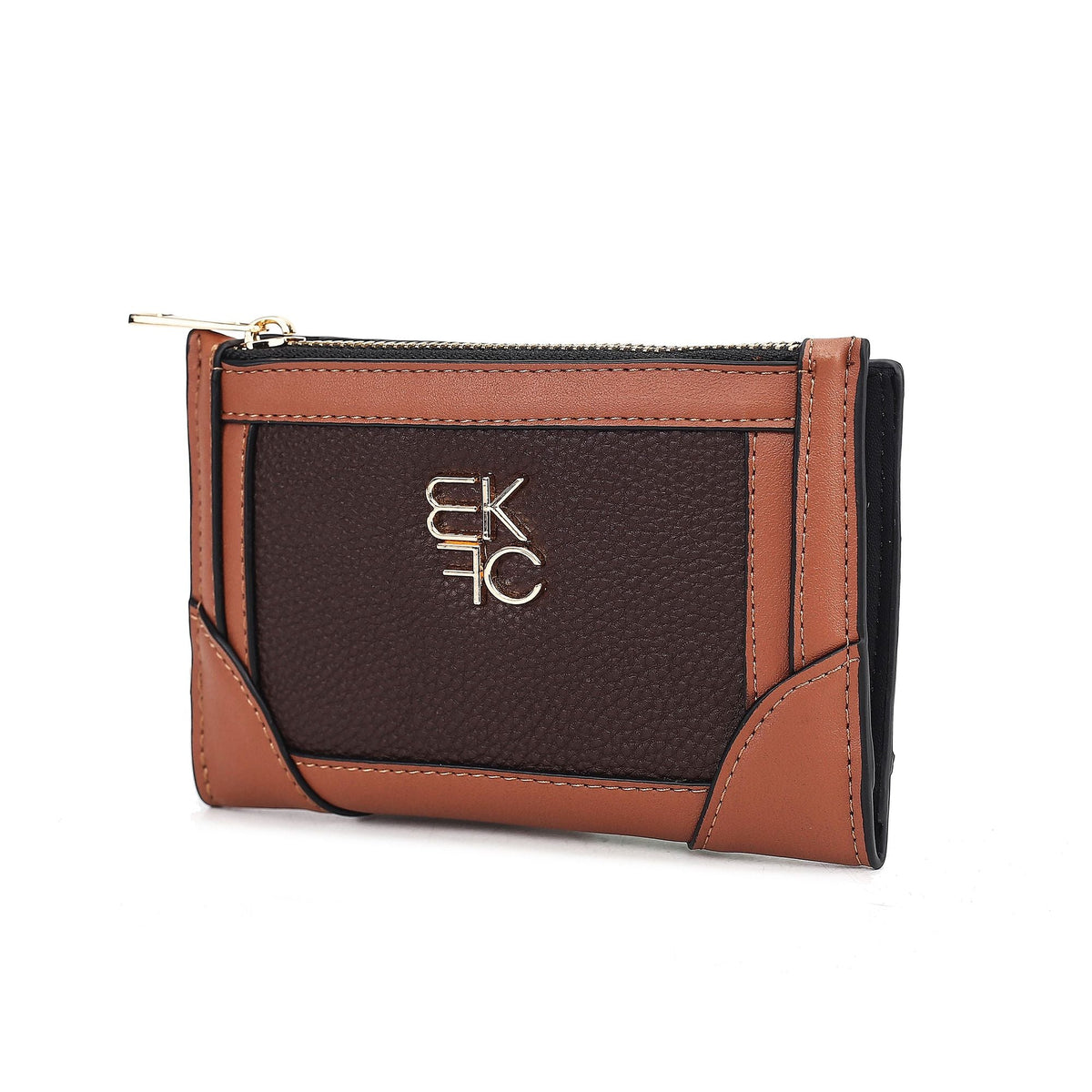 MKF Collection Sonnet Bi-Fold Wallet with Zip Coin Pocket for Women by Mia K