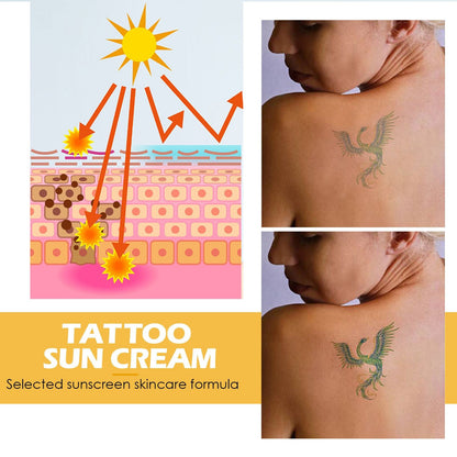 EELHOE Tattoo Protection Cream Outdoor Isolation Protection Uv Moisturizing Tattoo Discoloration
