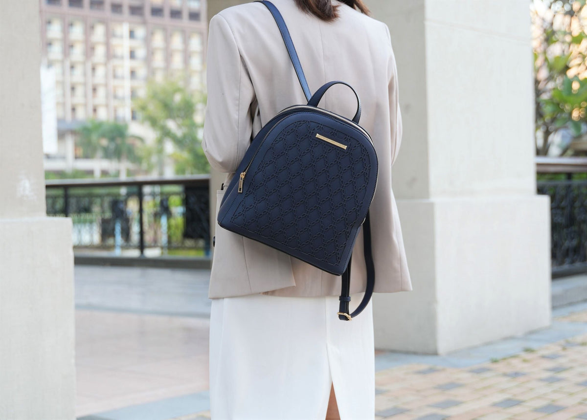 MKF Collection Sloane Vegan Leather Multi-Compartment Backpack by Mia K.