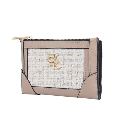 MKF Collection Sonnet Bi-Fold Wallet with Zip Coin Pocket for Women by Mia K