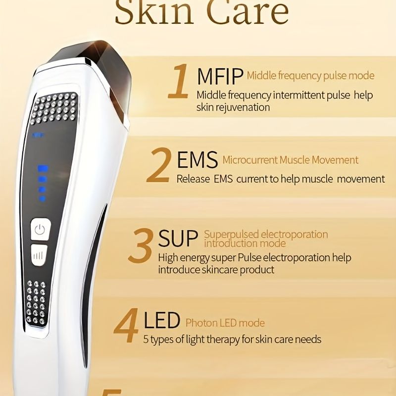 D039 Pulse Induction Facial Massage Beauty Instrument