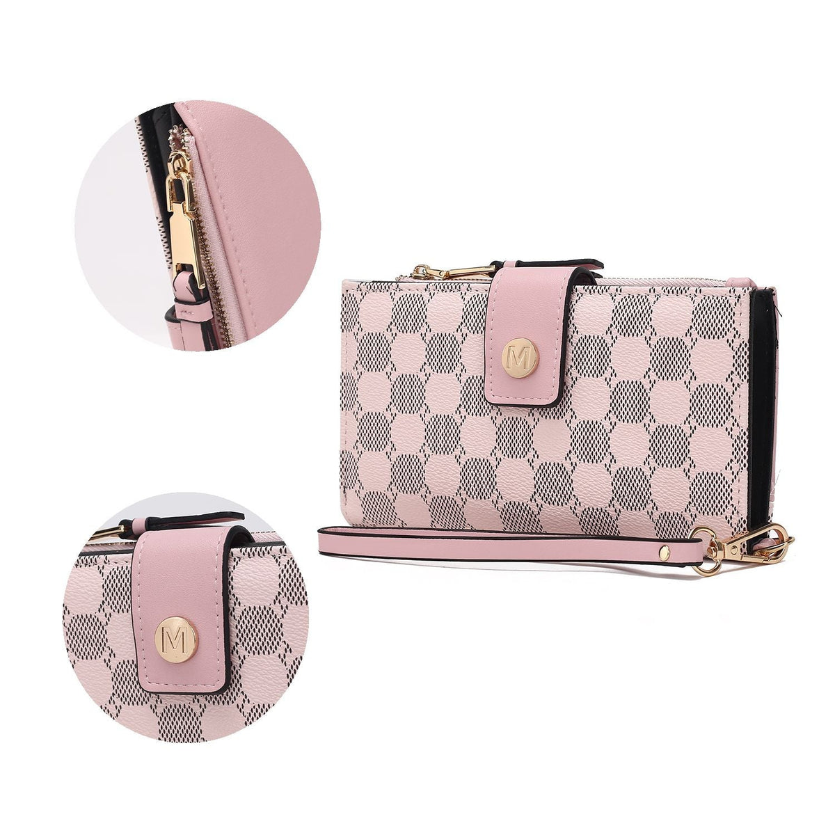 MKF Collection Solene Circular Print Vegan Leather Women&