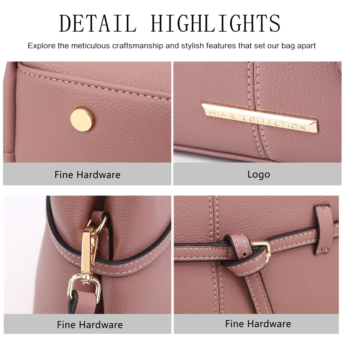 MKF Colelction Rubia Satchel Bag by Mia K