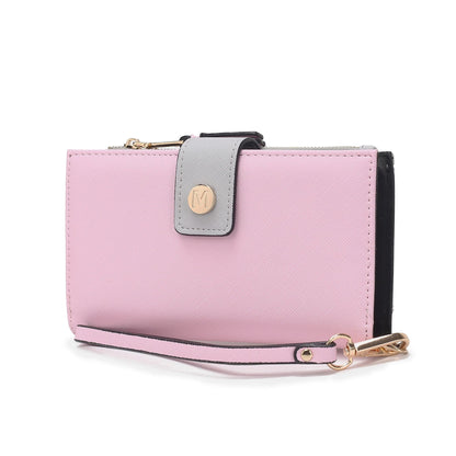 MKF Collection Solene Vegan Leather Women Wristlet Wallet by Mia K