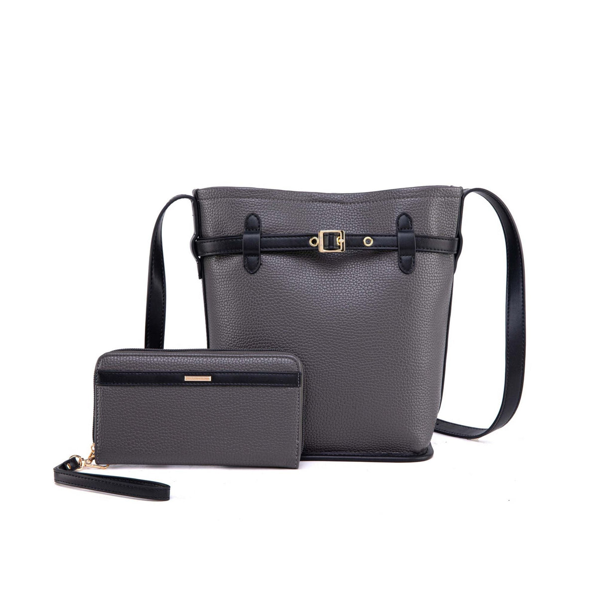 MKF Collection Odette 2-Piece Bucket Bag &amp; Wallet by Mia K