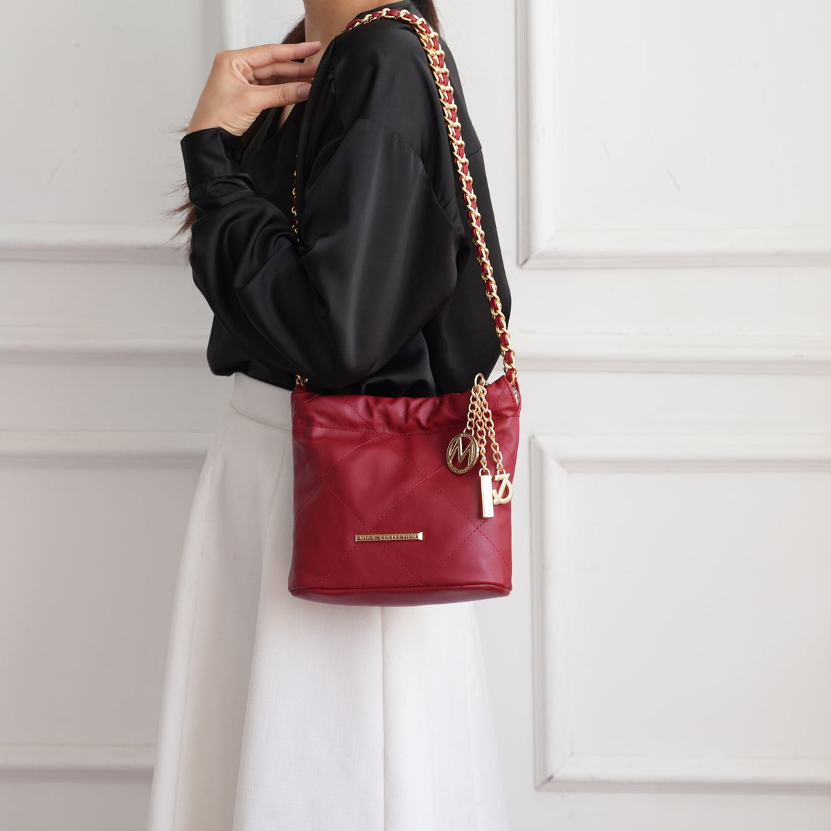 MKF Collection Loriana Quilted Women&