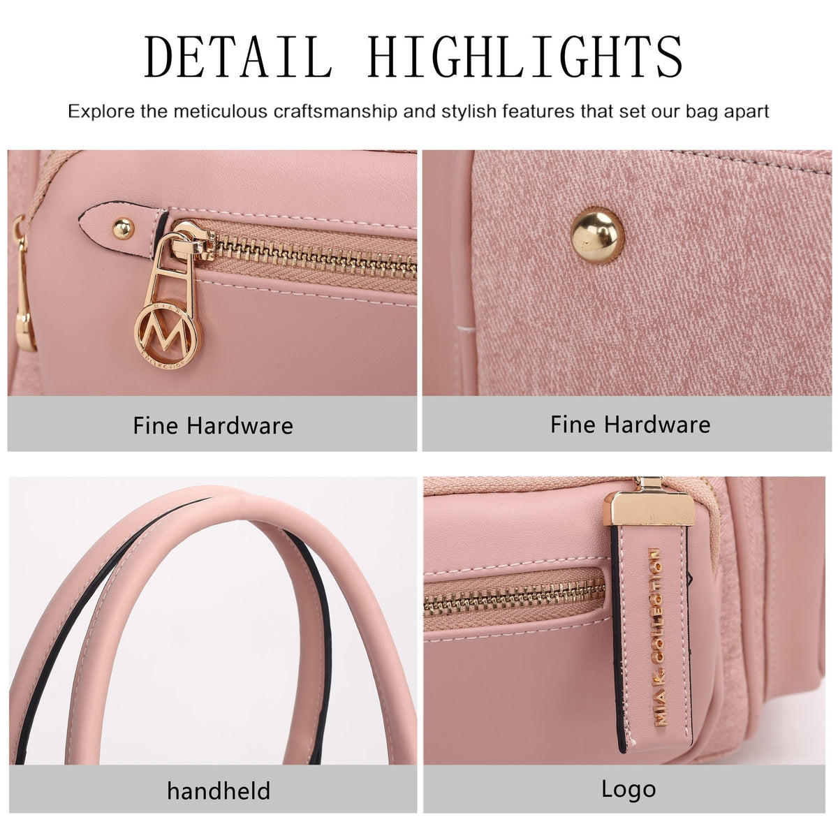 MKF Collection Thalia Satchel Bag by Mia K