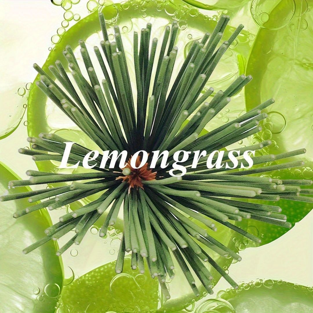 100Pcs 22cm lemongrass, lemongrass, bamboo sticks, outdoor camping scent, home incense
