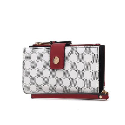 MKF Collection Solene Circular Print Vegan Leather Women&