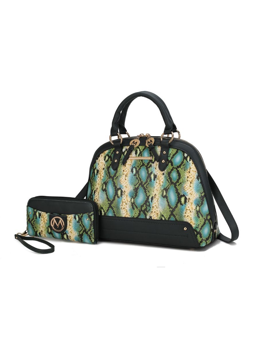 MKF Collection Frida Satchel Handbag and Wallet by Mia k