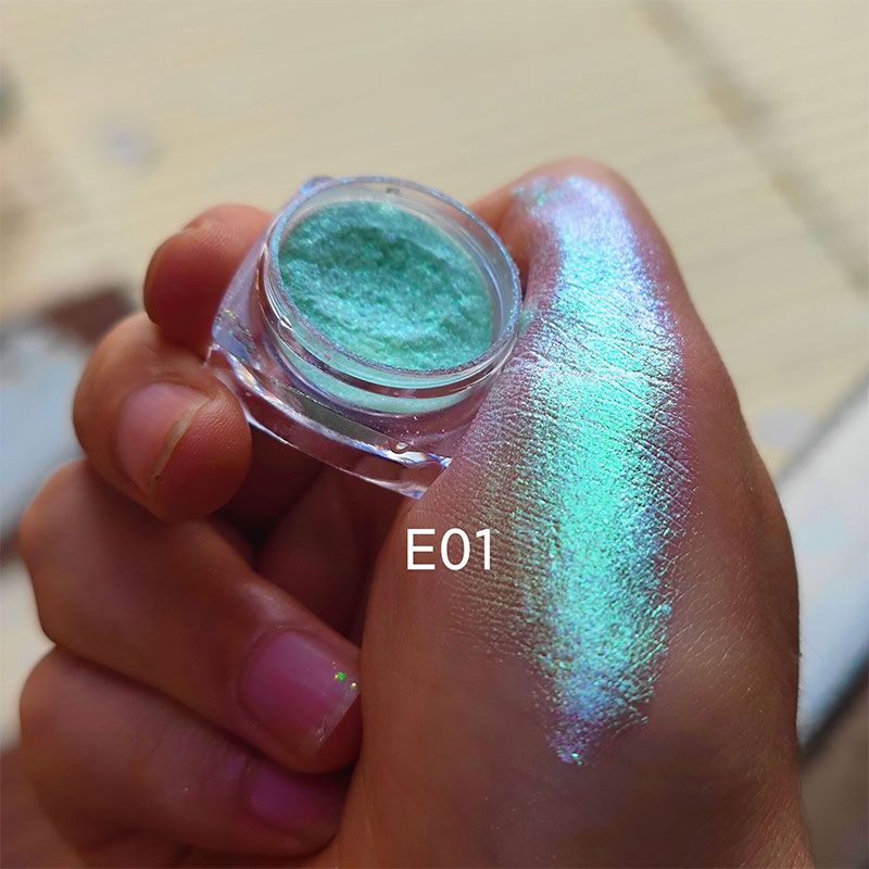 MultiChrome Shifting Pigments Chameleon Eyeshadow Duochrome Chameleon Eyeshadow Infinite Chrome Shining Eyeshadow Net 0.2g
