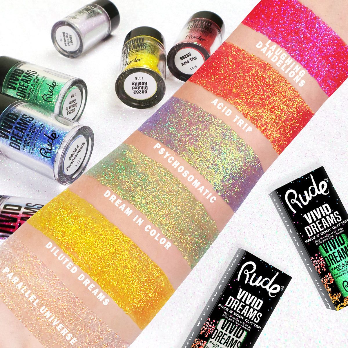 Vivid Dreams Face &amp; Body Glitter