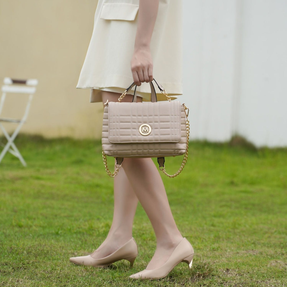 MKF Collection Lola Quilted Vegan Leather Women&