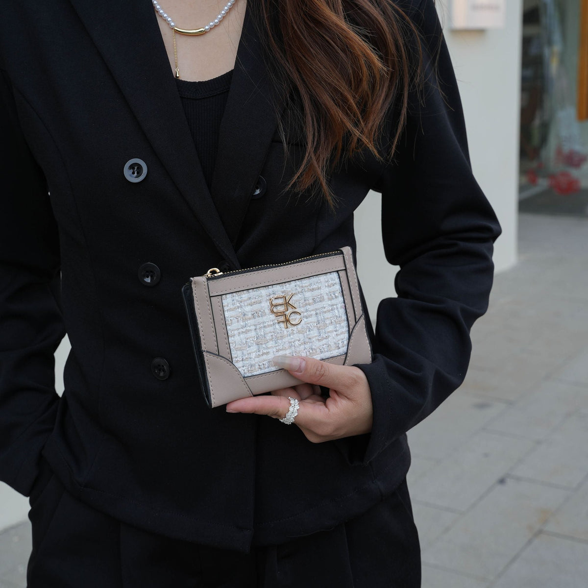 MKF Collection Sonnet Bi-Fold Wallet with Zip Coin Pocket for Women by Mia K
