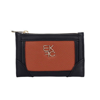 MKF Collection Sonnet Bi-Fold Wallet with Zip Coin Pocket for Women by Mia K