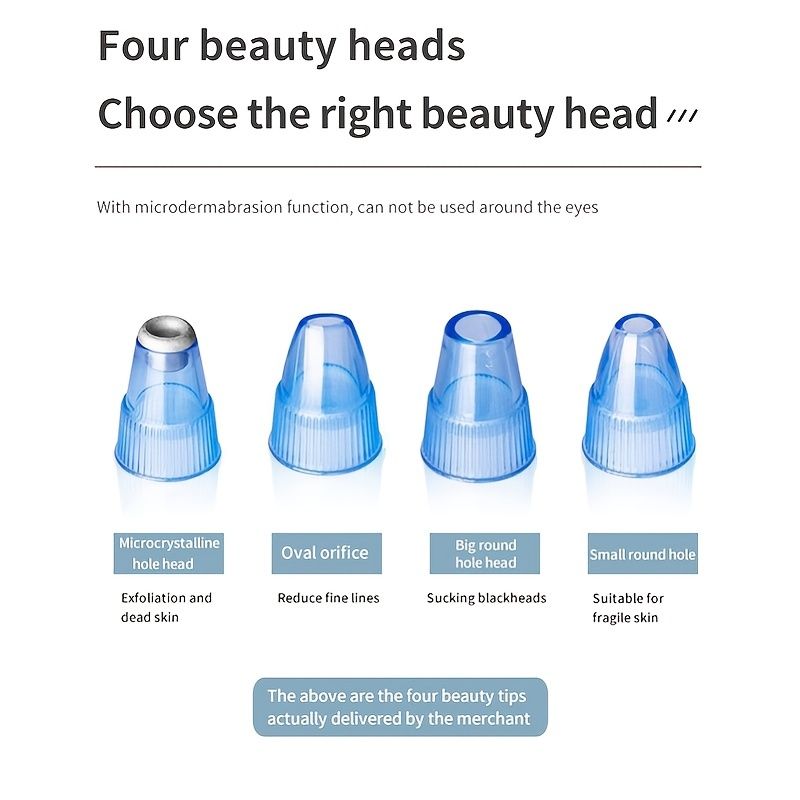 1pc Blackhead Remover Pore Vacuum Hot &amp; Cold Compress; Blackhead Remover Pore Vacuum; Upgraded Facial Pore Cleaner