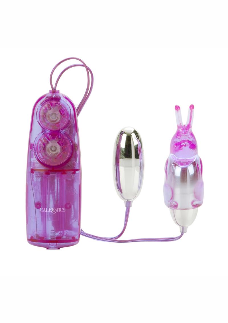 Dual Bunny Teaser Bullet CalExotics  With Wired Remote Control