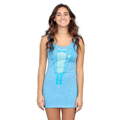 Dumb and Dumber Movie Replica Tuxedo Halloween Cosplay Costume Tank Dress