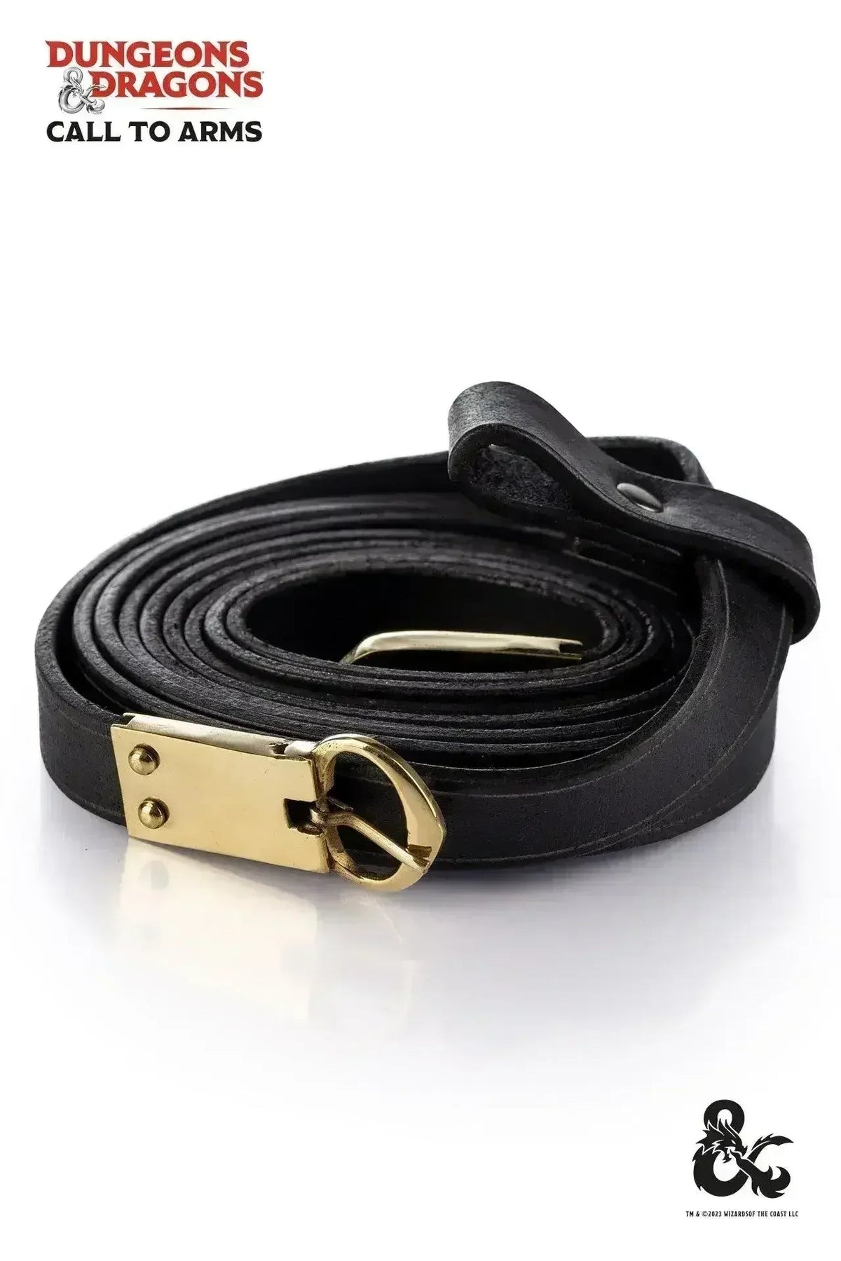 Dungeons &amp; Dragons Double Leather Belt Black | Femstylo