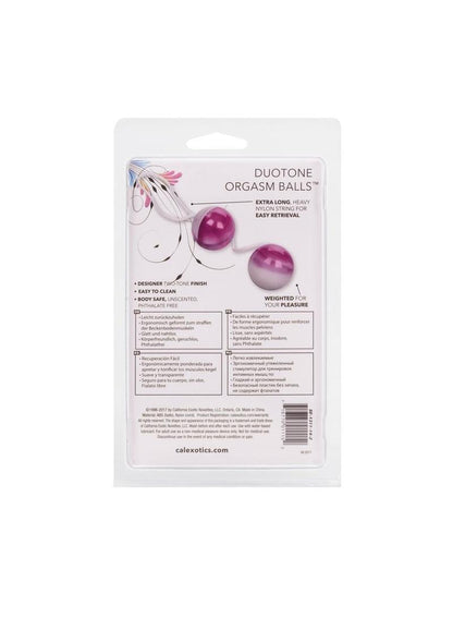 CalExotics Duotone Orgasm Balls Designer Two Tone