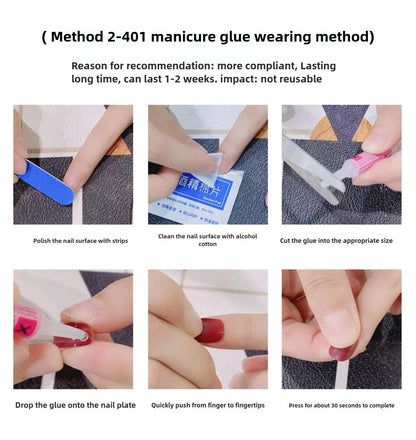 0968- Handmade press on nails fake nails removable