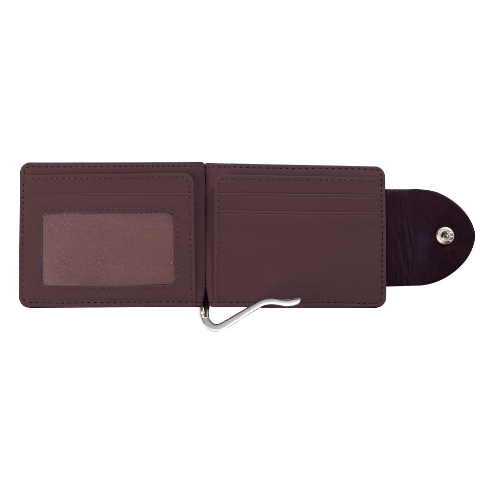 PU Leather Wallet Short Fashion Men&