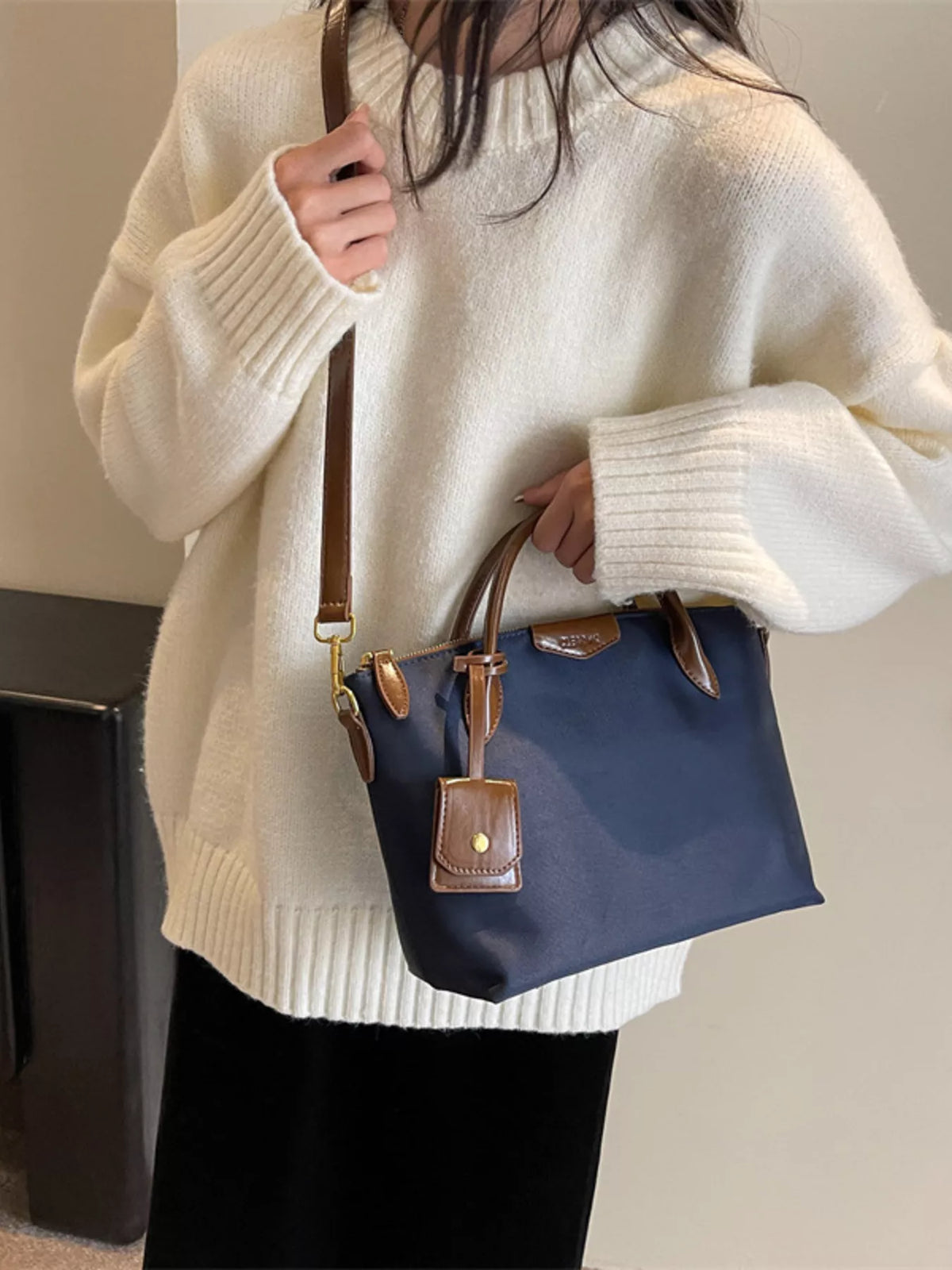Top Handle Crossbody Bag