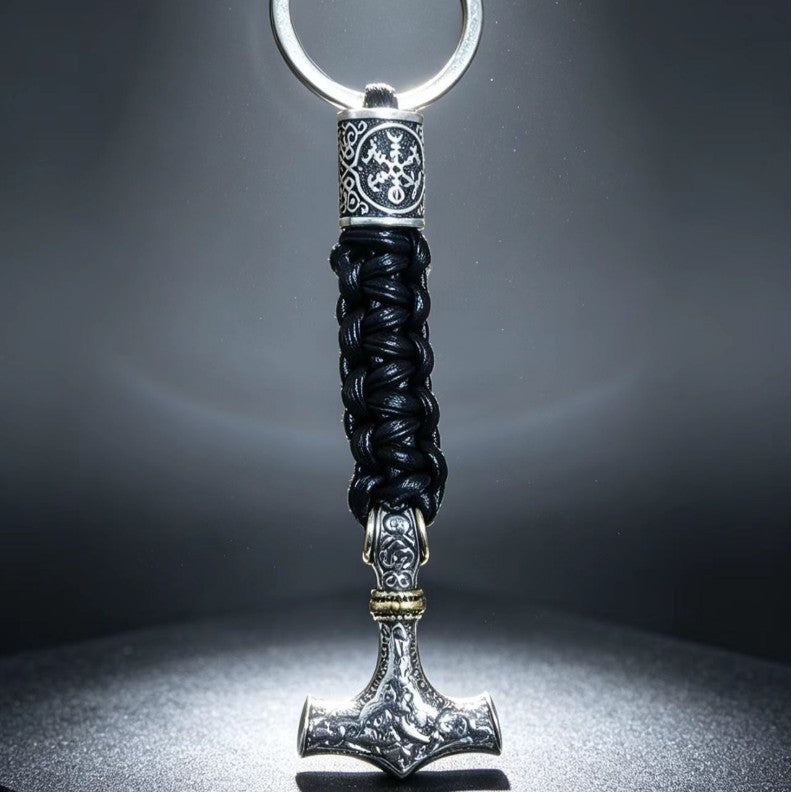 New Retro Pendant Keychain Hand-woven