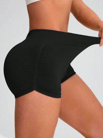 Elastic Waist Active Shorts for Comfort and Performance