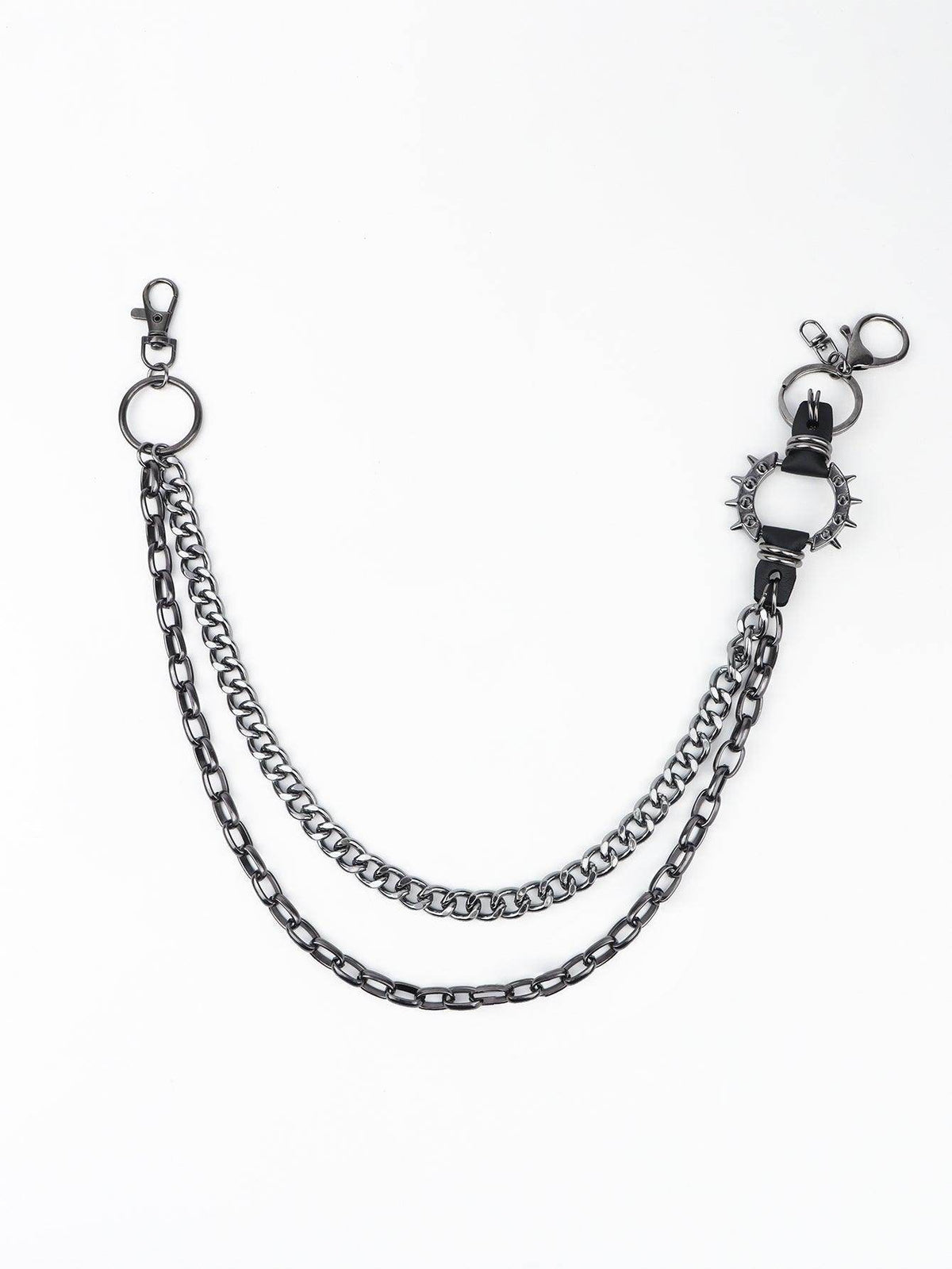 Punk Aluminium Chain Belt For Unique Fashion Statement