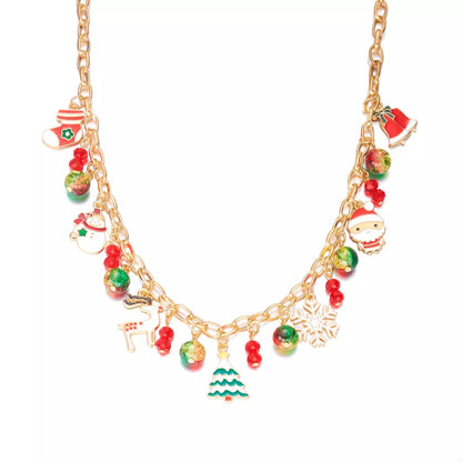 Christmas Themed Charm Necklace