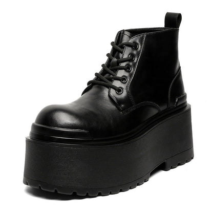 British-style Vintage Chunky-soled Shoes For Men