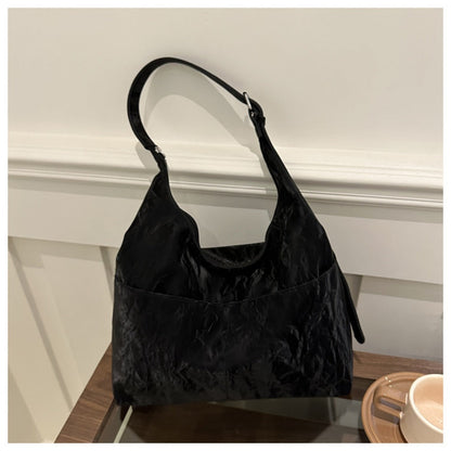 Soft large capacity hobo bag, women&