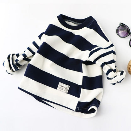 Striped Black And White Pullover Children&