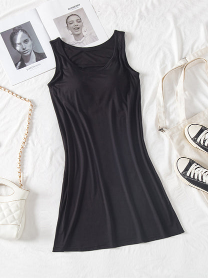 Breezy Tank Dress with Built-in Bra