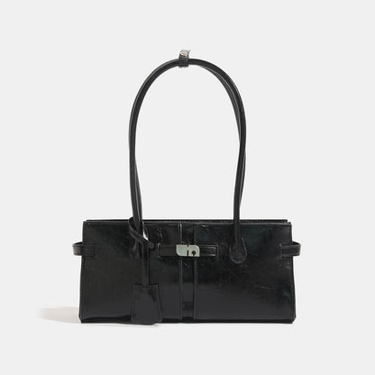 Womens Versatile Commuter Handbag Luxurious Feel Large Capacity