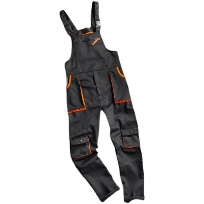 Retro Casual Workwear Overalls For Men Hip-hop Dungarees Work Clothes