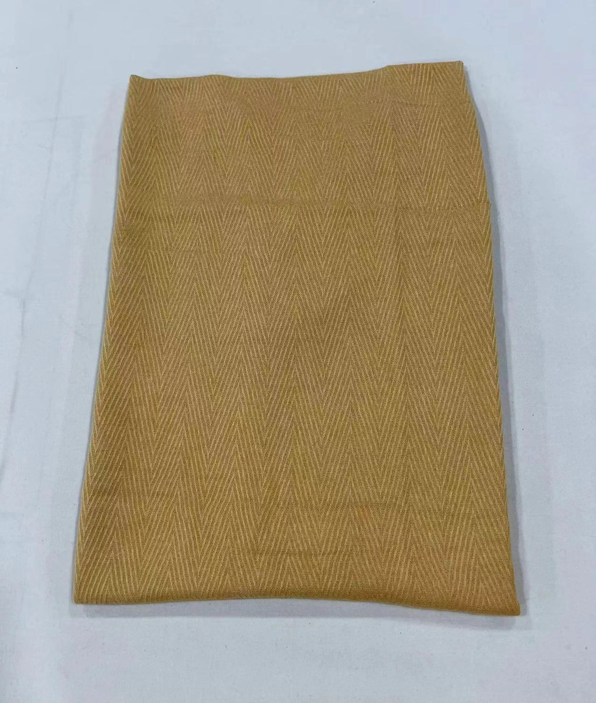 Herringbone Pattern Monochrome Artificial Cashmere Scarf Women&
