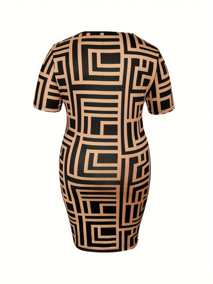 Sweetheart Neck Short Sleeve Mini Dress