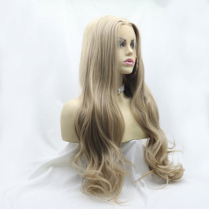 24" Wavy Lace Front Wig