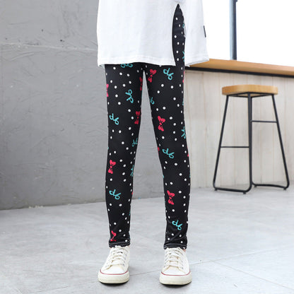 Summer Thin Stretchy Base Leggings For Children