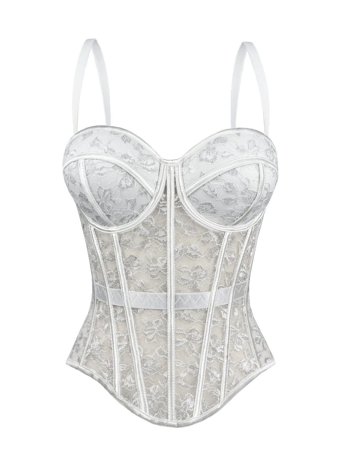 Cross-Border European And American Style Lace Bra With Camisole For Women, High-End Outerwear Shapewear With Push-Up Fishbone Bra