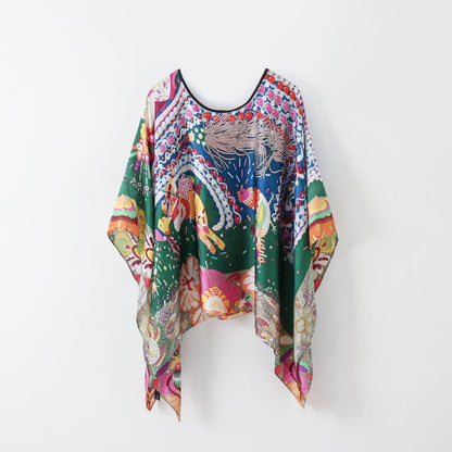 Pullover Shawl Outerwear Cover-up Multifunctional Scarf