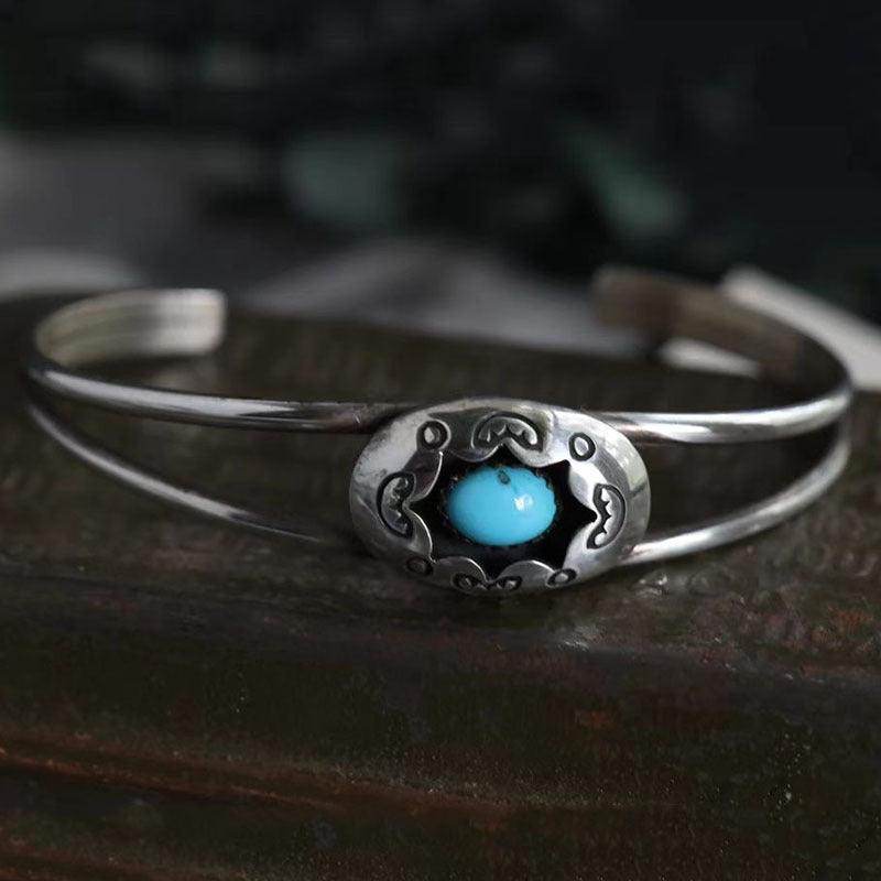 Stylish Turquoise Open Bracelet for Elegant Looks