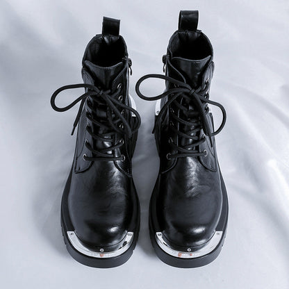 British-style Vintage Fashion Mens Side-zip Boots