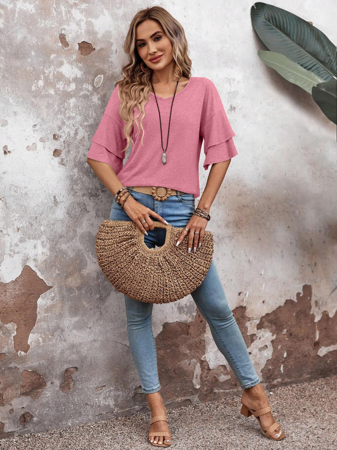 V-Neck Blouse