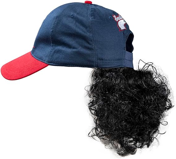 Eastbound Baseball Player 55 Replica Powers Halloween Cosplay Costume Hat/Wig Set